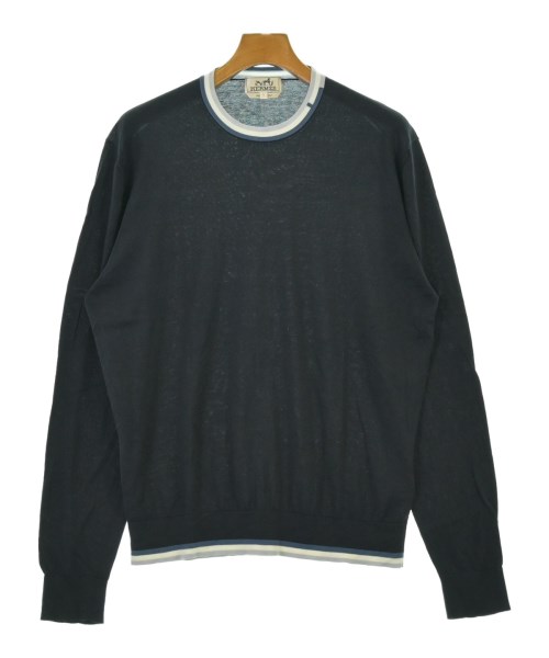 HERMES(エルメス)ニット・セーター 紺 サイズ:L/2200688702038