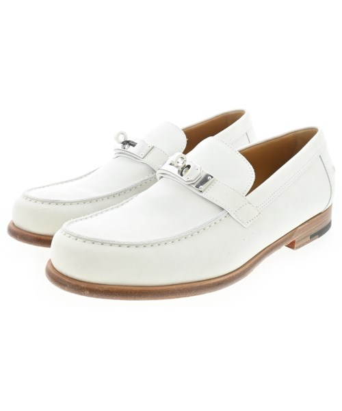 HERMES(エルメス)ビジネス・ドレスシューズ 白 サイズ:EU39 1/2(24.5cm位)/2200691376257