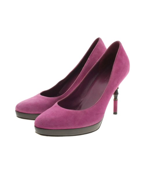 GUCCI(グッチ)パンプス 紫 サイズ:35 1/2(22cm位)/2200304887026