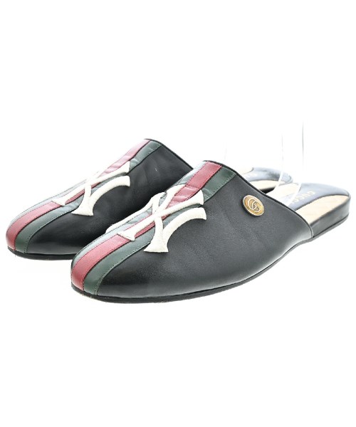 GUCCI(グッチ)サンダル 黒 サイズ:UK9 1/2(28cm位)/2200502475094