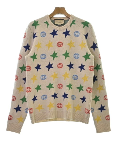 GUCCI(グッチ)ニット・セーター ベージュ サイズ:M/2200487431016