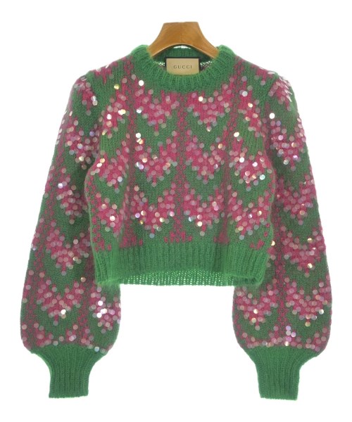 GUCCI(グッチ)ニット・セーター 緑 サイズ:XS/2200633310400