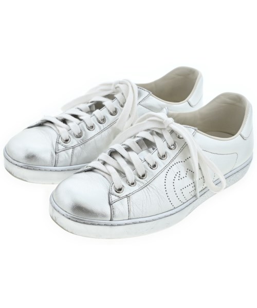 GUCCI(グッチ)スニーカー シルバー サイズ:UK6 1/2(25cm位)/2200639381084
