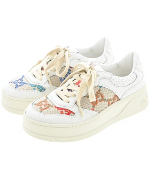 GUCCI(グッチ)スニーカー ベージュ サイズ:EU34 1/2(21cm位)/2200637931014