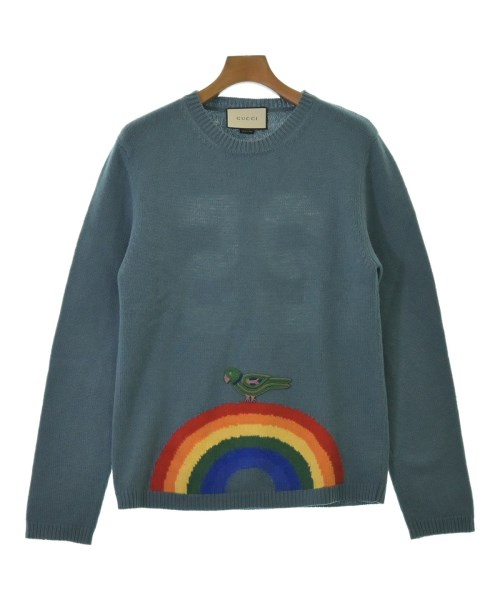 GUCCI(グッチ)ニット・セーター 青 サイズ:L/2200542669095