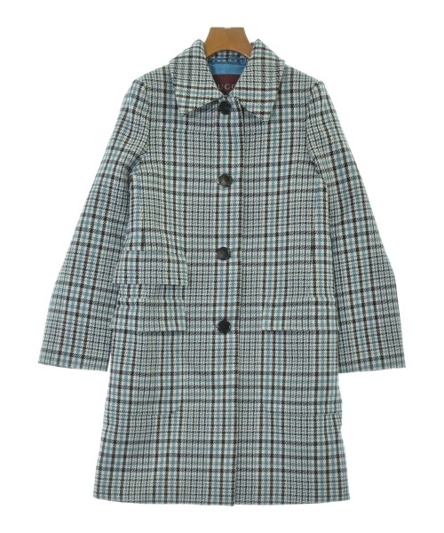 GUCCI(グッチ)ステンカラーコート 青 サイズ:36(XS位)/2200598614056
