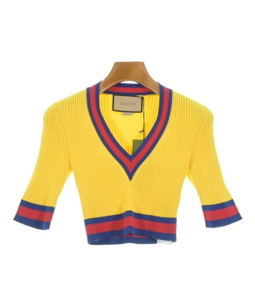 GUCCI(グッチ)ニット・セーター 黄 サイズ:XS/2200580677656