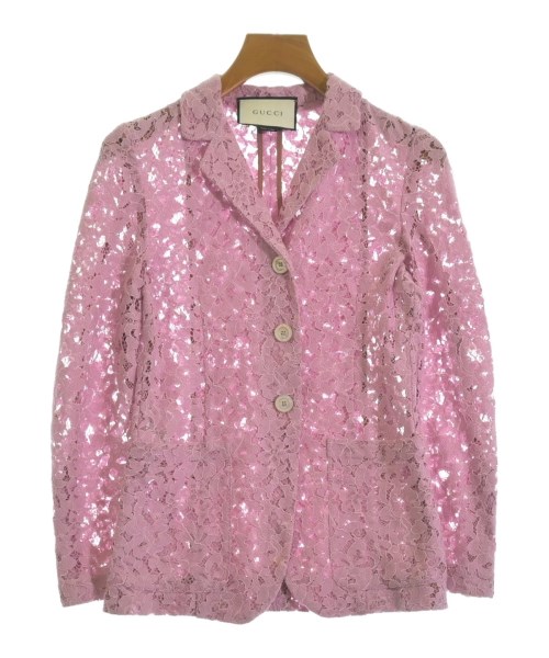 GUCCI(グッチ)カジュアルジャケット ピンク サイズ:36(XS位)/2200625754069