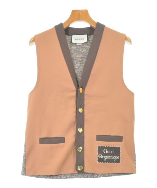 GUCCI(グッチ)ベスト 茶 サイズ:XS/2200613567039