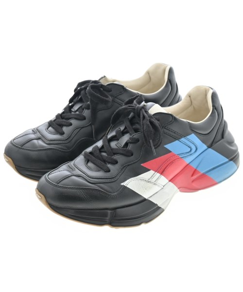 GUCCI(グッチ)スニーカー 黒 サイズ:UK7(26cm位)/2200615080086