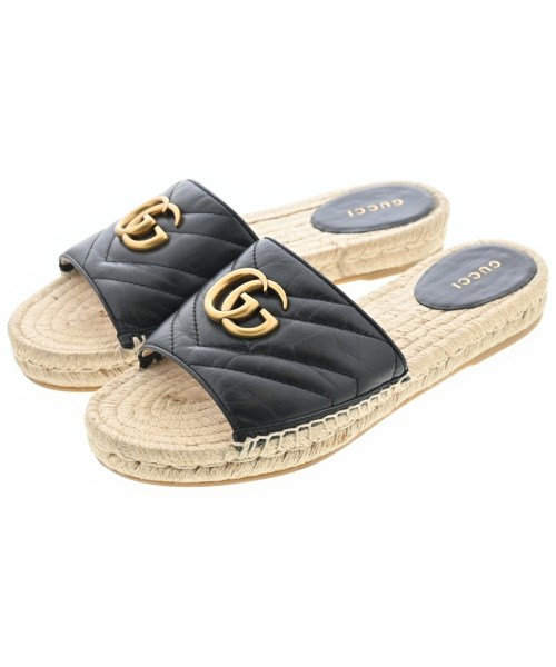 GUCCI(グッチ)サンダル 黒 サイズ:-(23cm位)/2200603734014