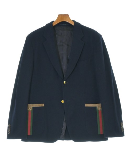 GUCCI(グッチ)カジュアルジャケット 紺 サイズ:52(XXL位)/2200677818054