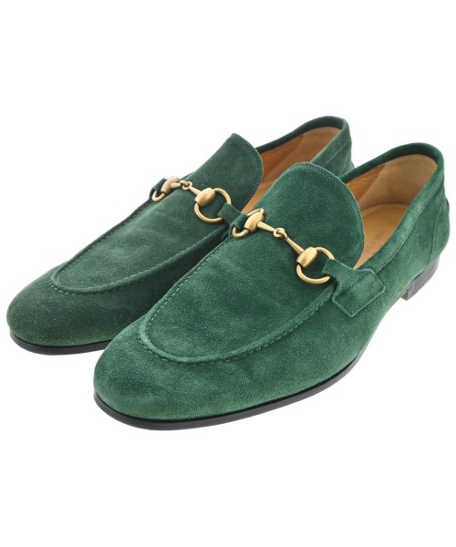 GUCCI(グッチ)ビジネス・ドレスシューズ 緑 サイズ:UK8(26.5cm位)/2200678376034