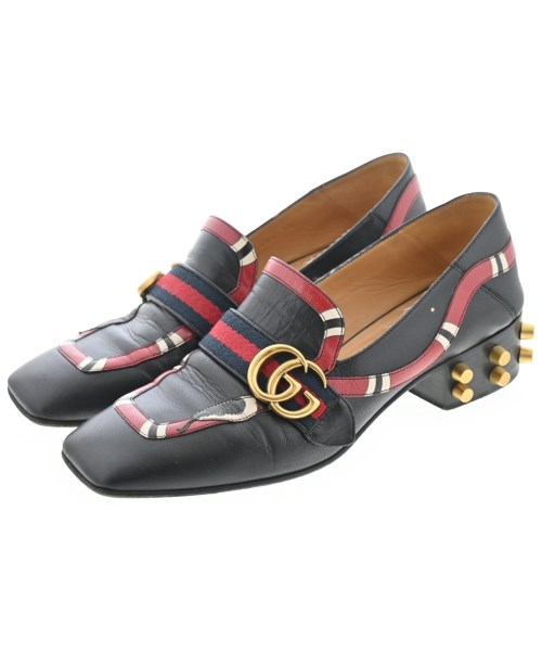 GUCCI(グッチ)ドレスシューズ/ローファー 黒 サイズ:EU36 1/2(23cm位)/2200681791039