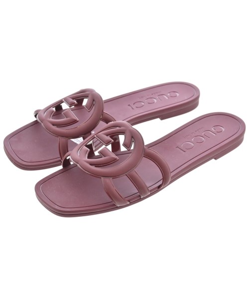 GUCCI(グッチ)サンダル 赤 サイズ:EU36(22.5cm位)/2200698296015