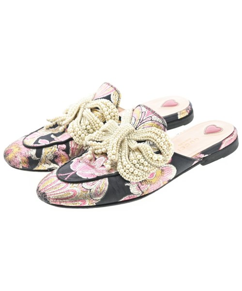 GUCCI(グッチ)サンダル ピンク サイズ:EU37(23.5cm位)/2200653595511