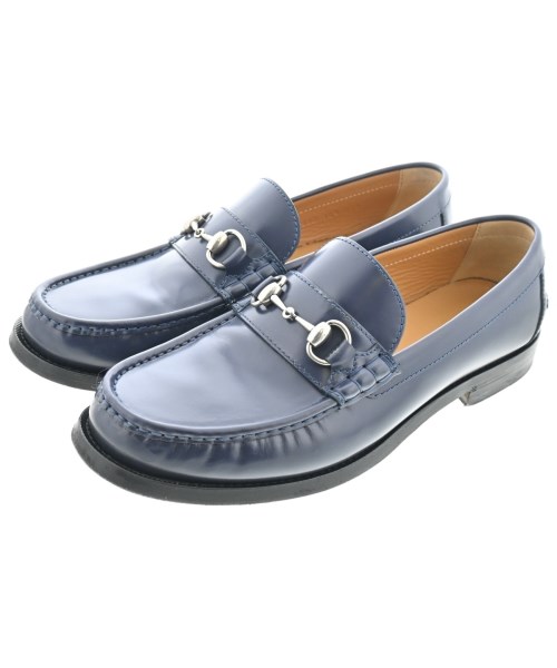 GUCCI(グッチ)ビジネス・ドレスシューズ 紺 サイズ:UK10 1/2(29cm位)/2200663956036