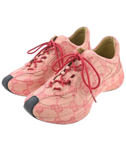 GUCCI(グッチ)スニーカー ピンク サイズ:UK7(25.5cm位)/2200669976045