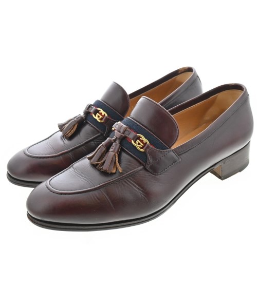 GUCCI(グッチ)ビジネス・ドレスシューズ 茶 サイズ:UK6(24.5cm位)/2200687749072