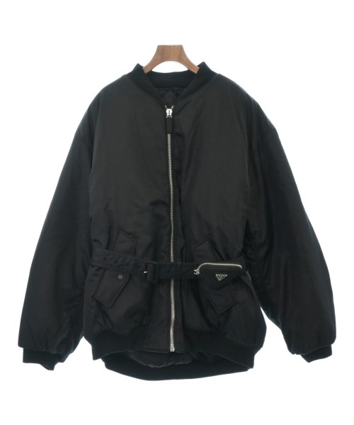PRADA(プラダ)ミリタリーブルゾン 黒 サイズ:S/2200413345103