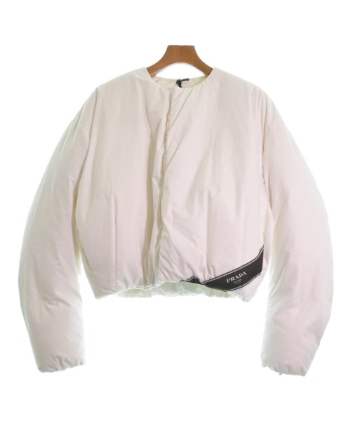 PRADA(プラダ)ダウンジャケット/ダウンベスト 白 サイズ:XS/2200493175027