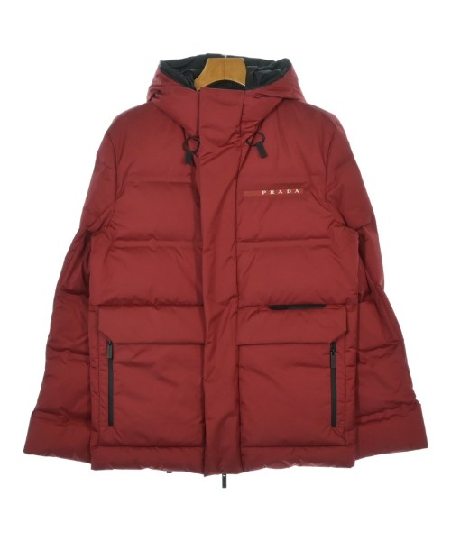 PRADA(プラダ)ダウンジャケット/ダウンベスト 赤 サイズ:XS/2200637603065