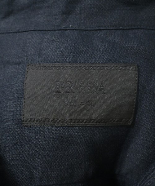 PRADA（プラダ）カジュアルシャツ 紺 サイズ:M メンズ/2200595878055