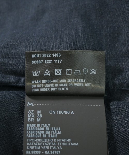 PRADA（プラダ）カジュアルシャツ 紺 サイズ:M メンズ/2200595878055
