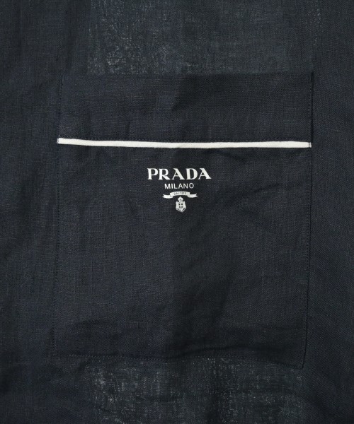 PRADA（プラダ）カジュアルシャツ 紺 サイズ:M メンズ/2200595878055