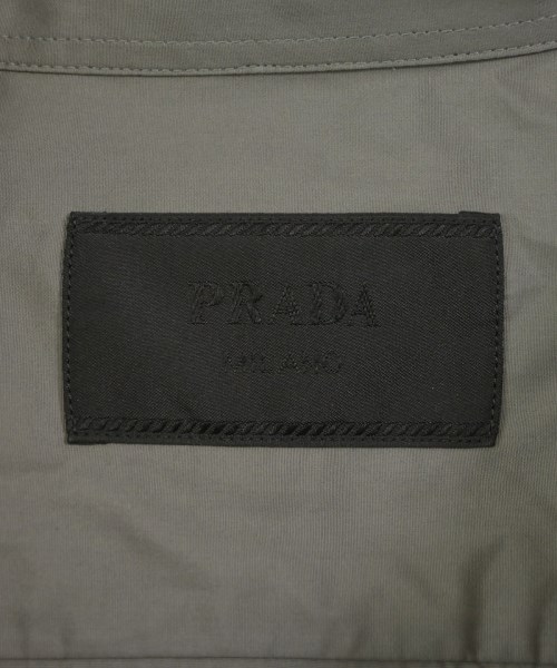 PRADA（プラダ）カジュアルシャツ グレー サイズ:M メンズ/2200550695772