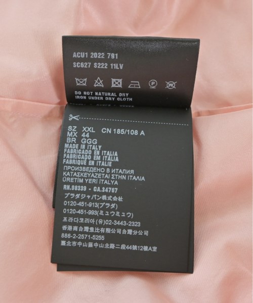 PRADA（プラダ）カジュアルシャツ ピンク サイズ:XXL メンズ/2200548528044