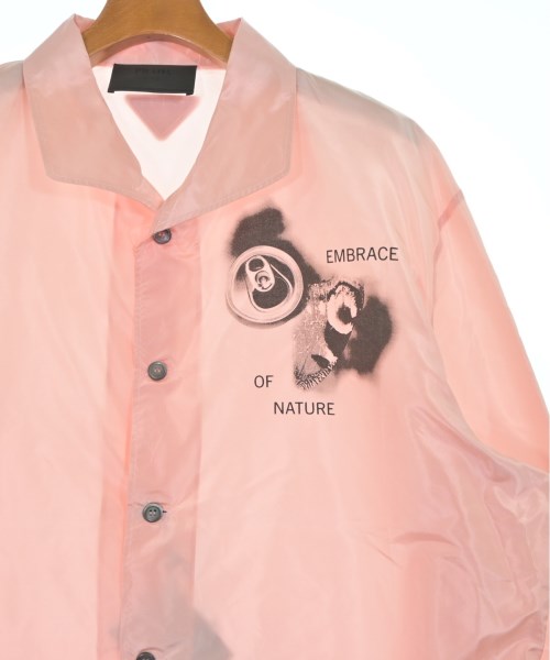 PRADA（プラダ）カジュアルシャツ ピンク サイズ:XXL メンズ/2200548528044
