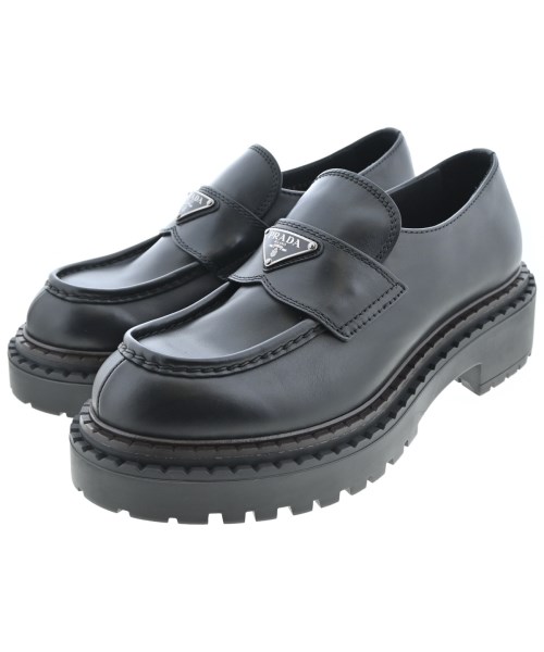 PRADA(プラダ)ビジネス・ドレスシューズ 黒 サイズ:6 1/2(25.5cm位)/2200632491018
