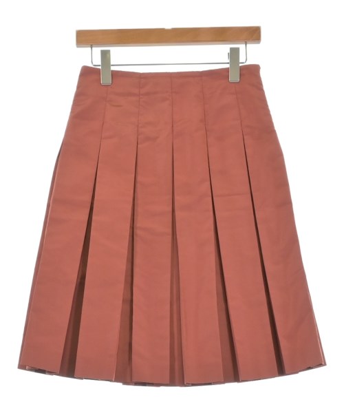 PRADA(プラダ)ひざ丈スカート オレンジ サイズ:36(XS位)/2200614902099