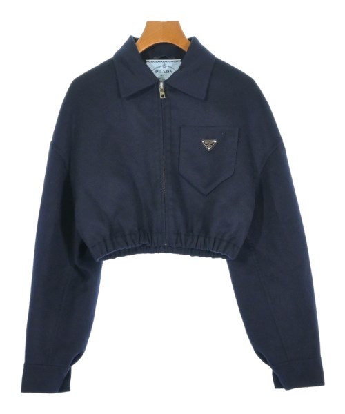 PRADA(プラダ)ブルゾン 紺 サイズ:38(S位)/2200675171137