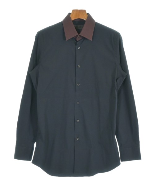 PRADA(プラダ)カジュアルシャツ 紺 サイズ:39(M位)/2200698243088