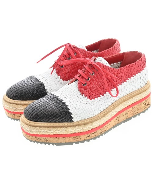 PRADA(プラダ)エスパドリーユ 白 サイズ:EU37(23.5cm位)/2200696231551