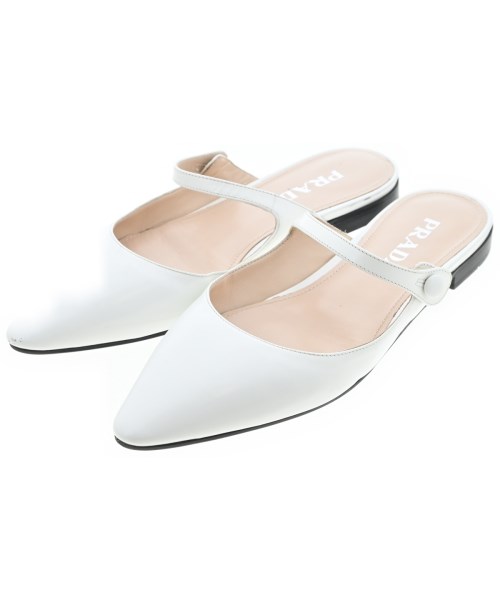 PRADA(プラダ)サンダル 白 サイズ:EU36 1/2(23cm位)/2200699627054