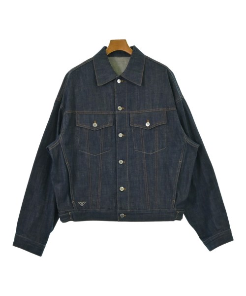 PRADA(プラダ)デニムジャケット 青 サイズ:S/2200641565076