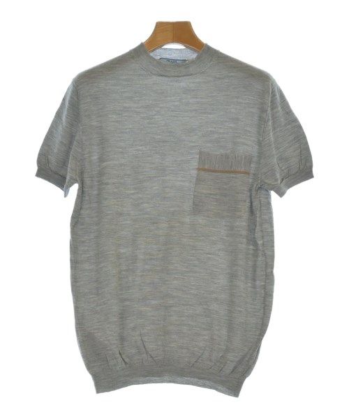 PRADA(プラダ)ニット・セーター グレー サイズ:38(S位)/2200657078041