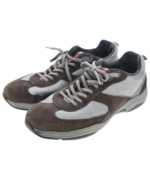 PRADA(プラダ)スニーカー 茶 サイズ:UK7 1/2(26.5cm位)/2200657819262
