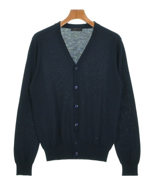 PRADA(プラダ)カーディガン 紺 サイズ:46(M位)/2200702695018