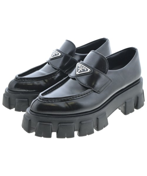 PRADA(プラダ)ドレスシューズ/ローファー 黒 サイズ:EU37(23.5cm位)/2200662948124