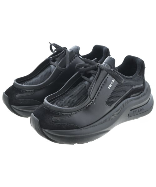 PRADA(プラダ)スニーカー 黒 サイズ:35(25cm位)/2200663114023