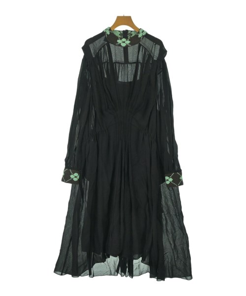 PRADA(プラダ)ワンピース 黒 サイズ:40(M位)/2200664970062