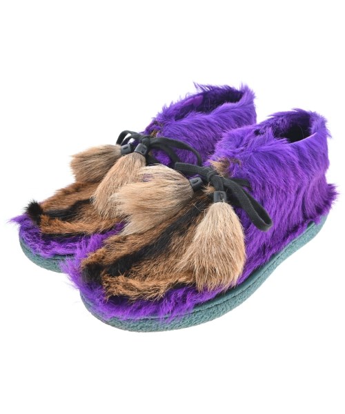 PRADA(プラダ)ブーツ 紫 サイズ:7(26cm位)/2200667291041
