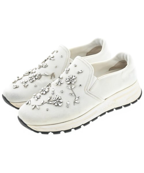 PRADA(プラダ)スニーカー 白 サイズ:EU38 1/2(25cm位)/2200673900227