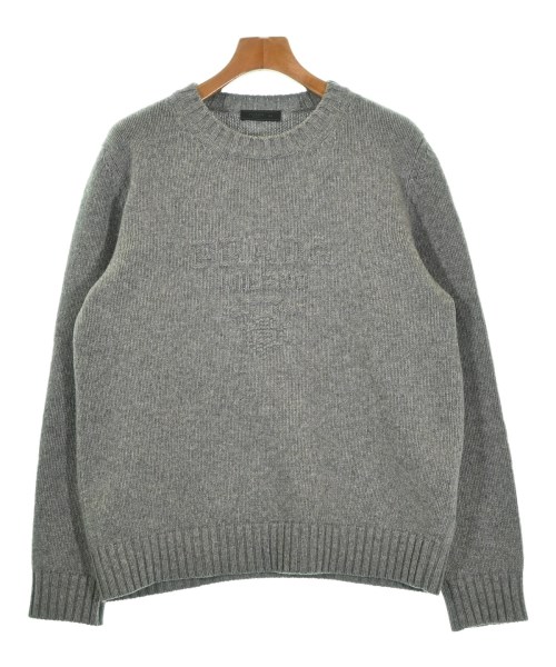 PRADA(プラダ)ニット・セーター グレー サイズ:48(L位)/2200684934044