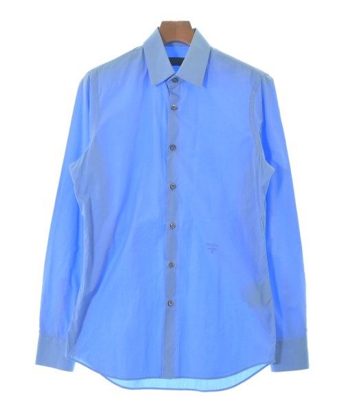 PRADA(プラダ)ドレスシャツ 青 サイズ:38(S位)/2200687843039