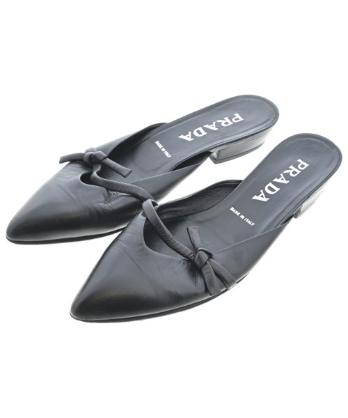 PRADA(プラダ)サンダル 黒 サイズ:EU36 1/2(23cm位)/2200681695139
